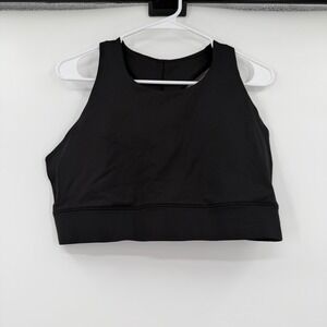 CALIA by Carrie Underwood Women's Black Racerback Sports Bra  xxl